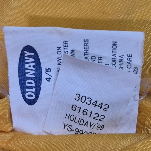 Old Navy Reversible Down Feather Puffer Vest 4/5 (XS) Utility Outdoor Y2K Retro - Picture 10 of 11